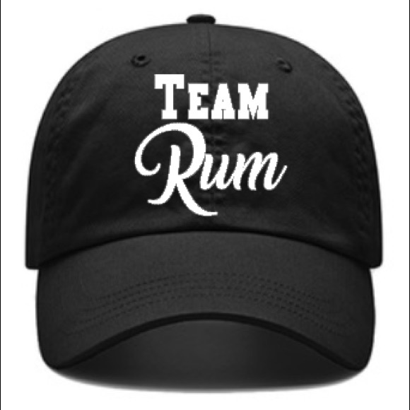 Maison Pecan Accessories - Team Rum Black Baseball Hat 🍹